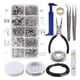 thumbnail image 1 of Kit de alambre de la herramienta que hace el cordón de conexión de accesorios Anillos Conjunto de abalorios de nylon de joyería con cuerda de plata Herramientas de joyería, 1 of 7