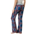 thumbnail image 4 of INSPIRE CHIC Women's Pajamas Yoga Casual Trousers Wide Leg Sleepwear Lounge Pants S Blue, 4 of 6