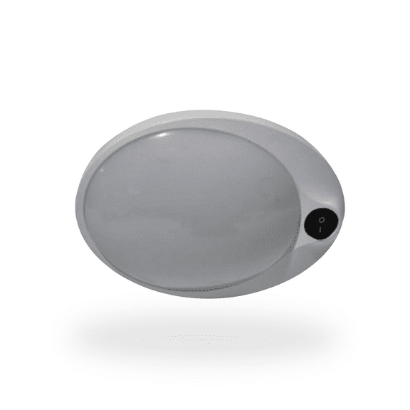 Jupiter Lighting 12V LED RV Ceiling Dome Light with Switch, Neutral White 4200K, Single Pancake Light with Frosted Lens and White Base, Interior Light for Trailer, Camper, Motorhome, Boat (07-003NW)