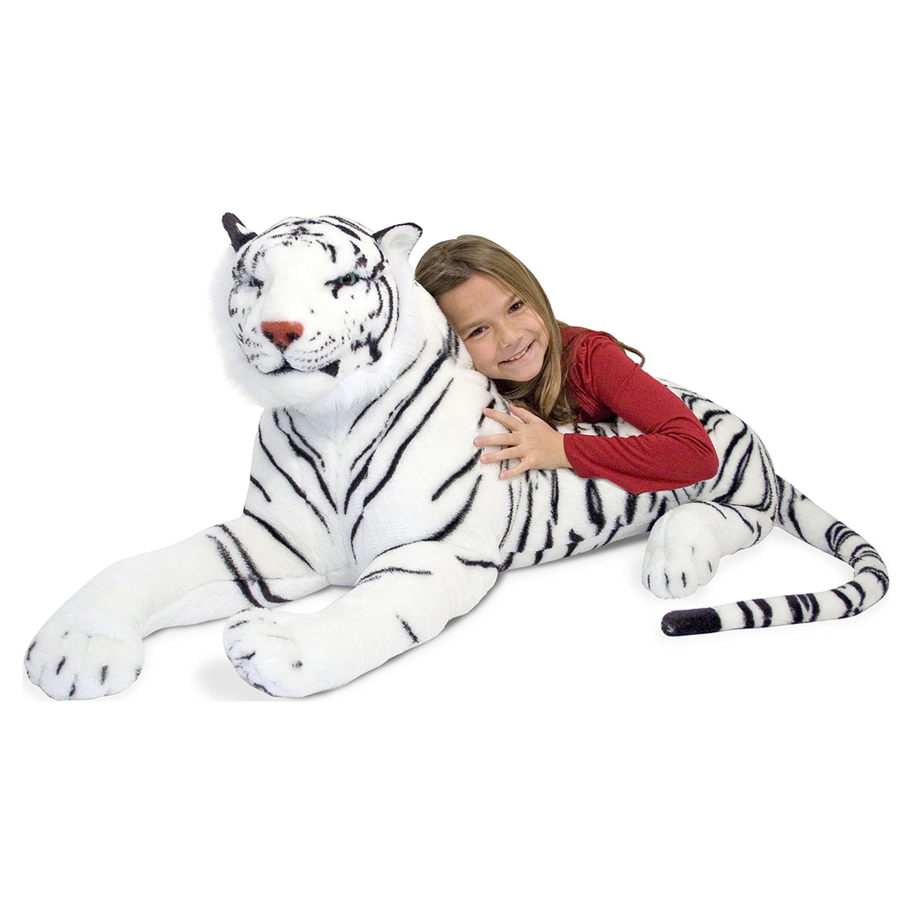 White bengal tiger stuffed 2024 animal