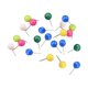 thumbnail image 1 of Tiger Stationery - Pines para Mapa Diseño Circular - Pack de 30 (Multicolor), 1 of 2