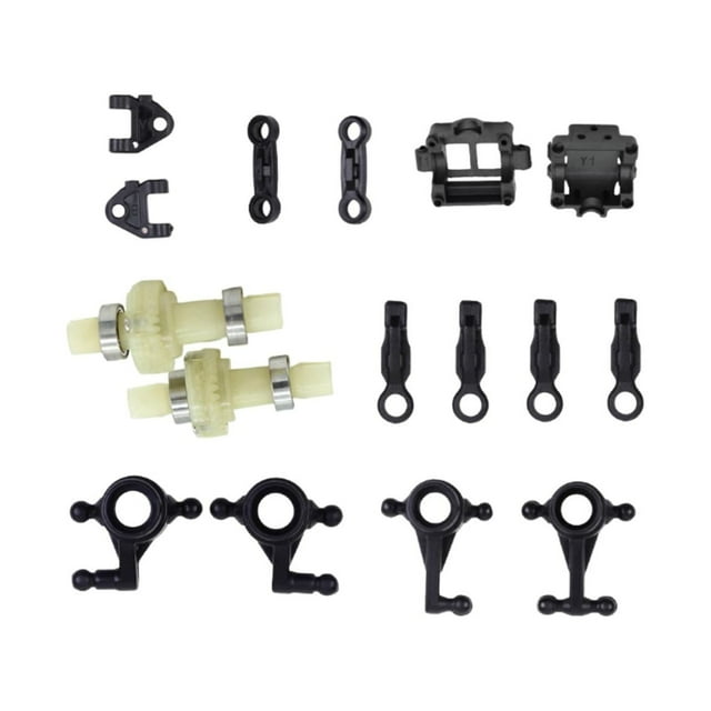 lionlar RC Car Parts Accessories Kit Rear Ball Tie Rod Gear Case Upper and Lower Arm for
