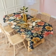 thumbnail image 2 of Pioneer Flower Floral Print Pattern Rectangle Tablecloth 60"x102",Waterproof Polyester Rectangle Table Cloth, Wipeable Spillproof Polyester Tablecloth for Dining, Camping, Indoor and Outdoor, 2 of 5