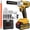 Yellow, variant on Cordless Impact Wrench, UNTIMATY 1/2 inch Brushless Impact Gun, Max Torque 320 Ft-lbs(430N.m) Impact Wrench with 21V Brushless Motor, with 3.0Ah Li-ion Battery & 7 Sockets