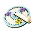 thumbnail image 2 of 2 Piezas Montessori Busy Board Habilidades Básicas Actividades de Juguete Sensorial Educativo Temprano para Preescolar, Jardín de Infantes, Juguete de engranaje SM SunniMix Material de tablero ocupado, 2 of 8
