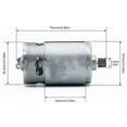 thumbnail image 3 of 21V DC Motor RS550 28000RPM 14 Teeth 8.2M Gear for Chain Saw Reciprocating Saw, 3 of 11
