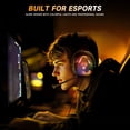 thumbnail image 5 of Gaming Headset for PS5, PS4, PC,USB Wired,FFN over Ear Headphones with Noise-Cancelling Microphone, 7.1 Surround Sound, 10 RGB Lights,50mm Speakers, Black, 5 of 9