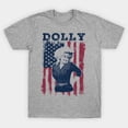 thumbnail image 2 of Dolly American Flag T-Shirt Sizes S-5Xl GooGate, 2 of 7