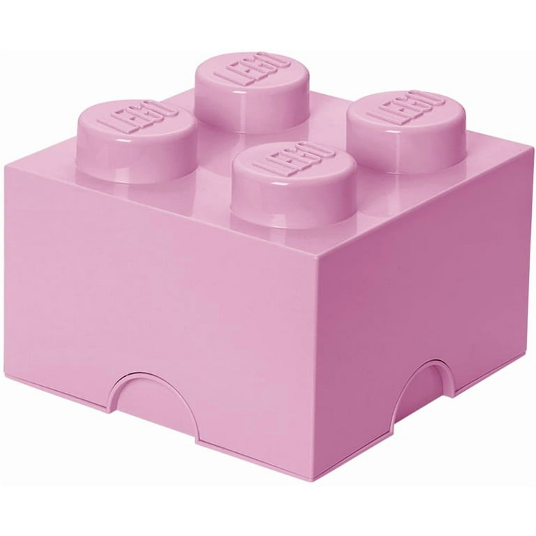 LEGO Stackable Storage Brick with 4 Knobs, Light Purple