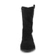thumbnail image 5 of Botas Occidental Zippe Cortas Cómodas Gamuza Botines Mujer Antideslizantes Ligeros para Otoño Invierno Rojo, 5 of 9
