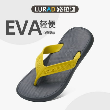 

Lualdi flip-flops summer rubber EVA non-slip wear-resistant outer wear clip-on sandals sandals beach shoes
