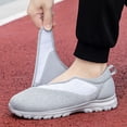 thumbnail image 7 of YOURDIARY Wide Width Slip On Walking Shoes for Women & Men, Adjustable Hook & Loop Breathable Knit Non-Slip Comfort Casual Sneakers, 7 of 7