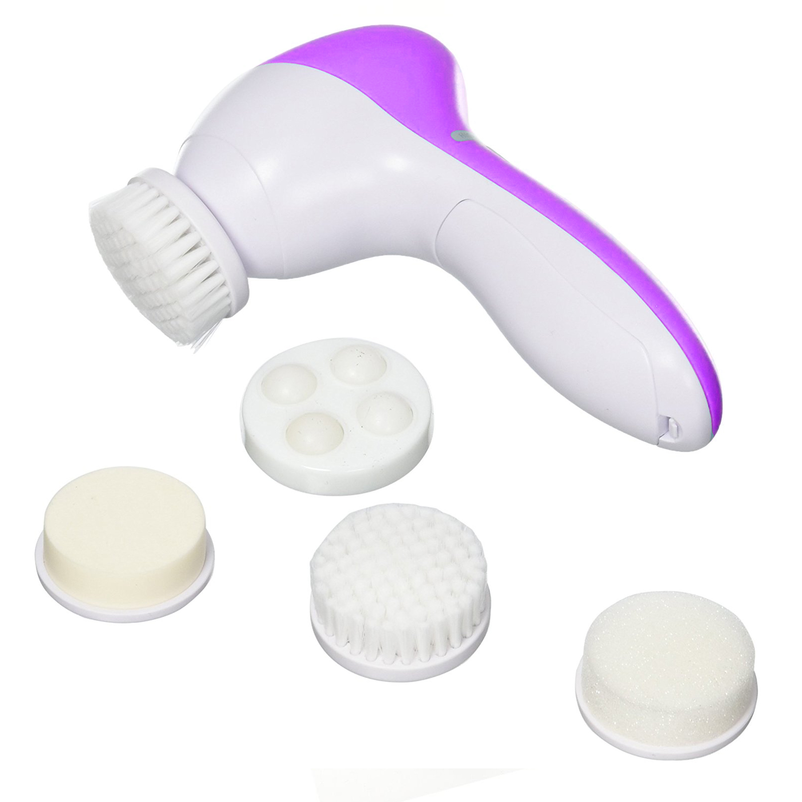 Pursonic Facial with 5 Attachments in Purple - Walmart.com