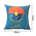 thumbnail image 6 of Ludlz Cushion Cover Fashionable Soft Single-sided Printing Bedroom Living Room Pillow Case Home Bedding for Daily Life, 6 of 8