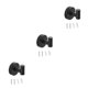 thumbnail image 3 of Wosthever Gancho Percha de acero inoxidable Soporte para colgar Ganchos Estante de almacenamiento de ropa Accesorios para el hogar Sala de estar Dormitorio tipo 18 3piezas, 3 of 6