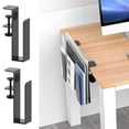 thumbnail image 2 of MOMOJIA 2x Modern Headphone Stand Adjustable Hook Compact Desk Organiser Quick Setups Without Tools, 2 of 11