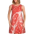 thumbnail image 1 of Disketp Beef Steaks para Vestido sin Mangas para Mujeres, Vestidos de Verano para Mujeres, Casual y Holgado para la Playa, 1 of 7