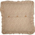 thumbnail image 4 of VHC Brands Camilia Fabric Euro Sham 26x26 White, 4 of 5