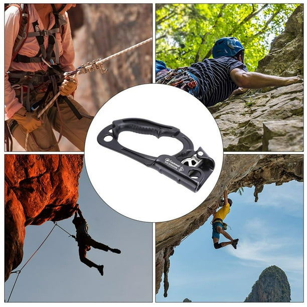 Outdoor Mountaineering Climbing Left Hand Rappelling Gear Equipment Riser  Leftt Leftt Hand Riser Rope Clamp for 8-13mm