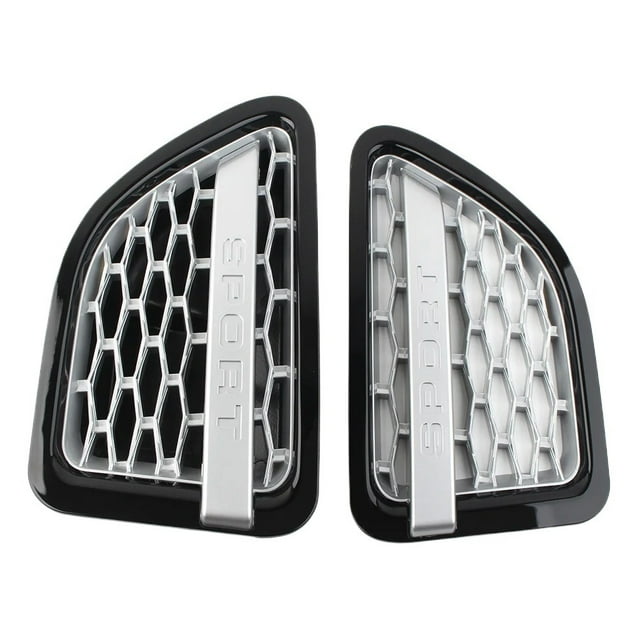 2x Auto Front Side Mudapron Air Vent Grille For Land-Rover L320 For Range-Rover Sport 05-09 ABS Car Styling Grill