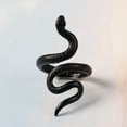 thumbnail image 3 of Gothic Ring Set Snake Pattern Plated Cool Decor For Daily Outfits Special Party Accessories, 3 of 5