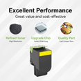 thumbnail image 3 of Cartouche de Toner Jaune Compatible Lexmark 78C10Y0 par Superink, 3 of 6