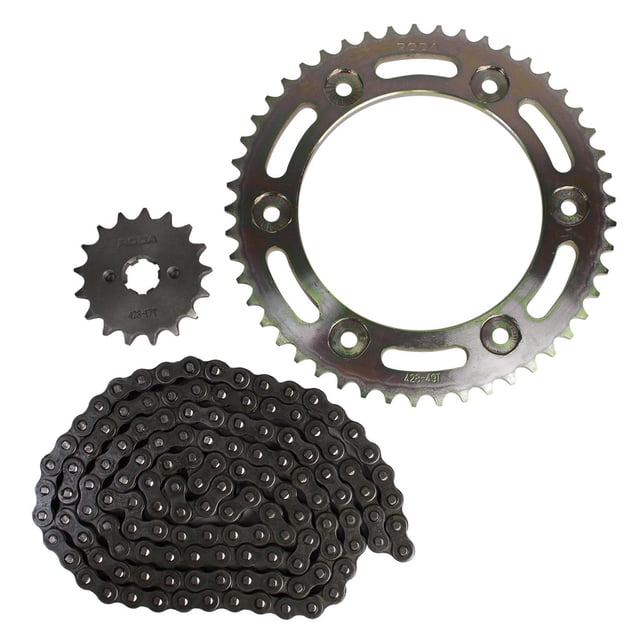 ENGRANE 49X17 CADENA 428X130L SET HONDA XR 150L (16-19) RODA
