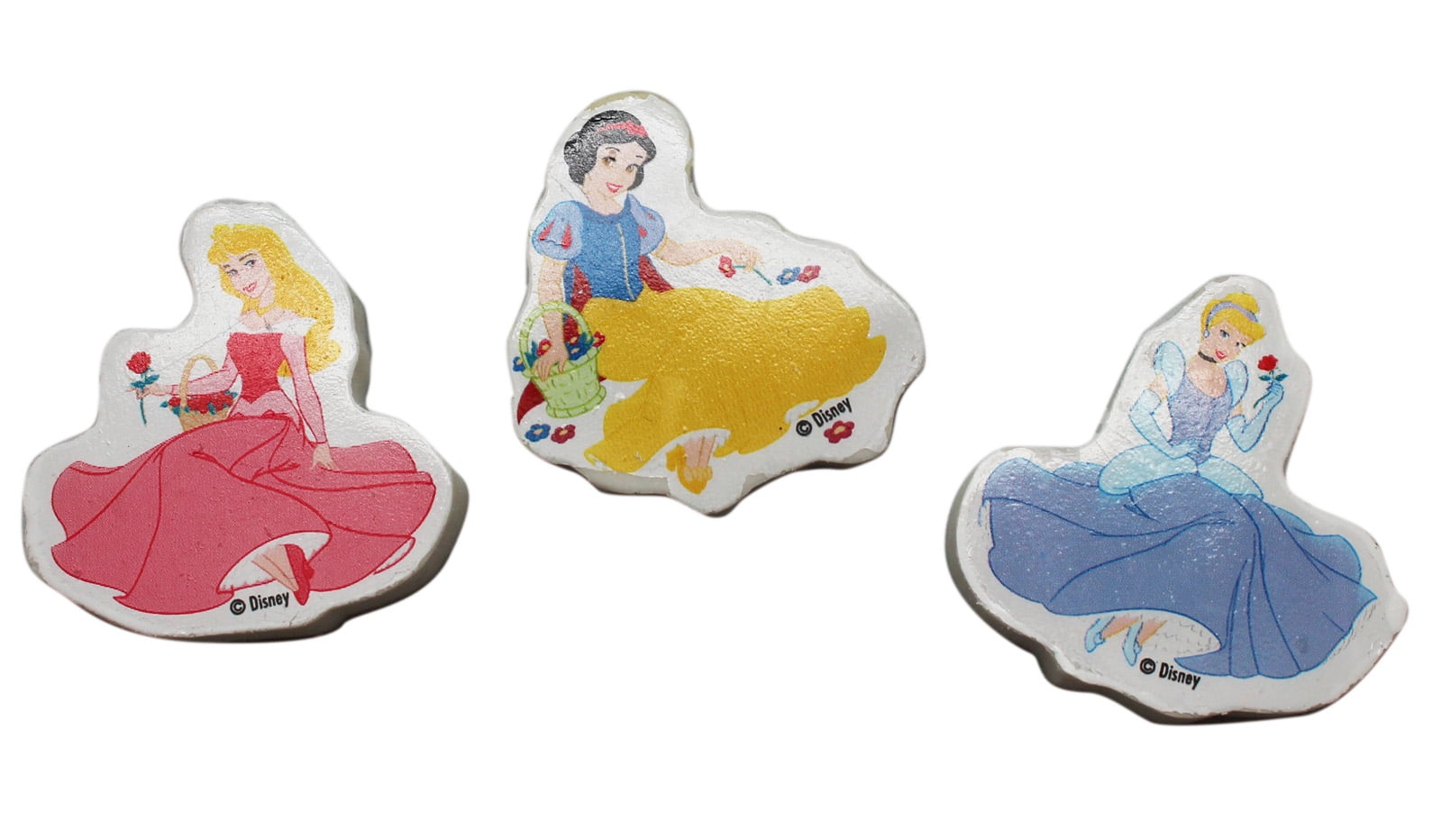 Disney Princess Assorted Character Eraser Set (3pc)