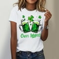 thumbnail image 3 of Aofany Short Sleeve Shirts for Women St Patricks Day Shirt Crewneck T-shirts 2025 Trendy Tops, 3 of 4