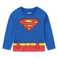 thumbnail image 4 of Justice League Long Sleeve Shirt (Boys), 4 Pack, Sizes 3T-8, 4 of 9
