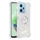 thumbnail image 2 of Funda para Xiaomi Redmi Note 12 4G con Brillo Líquido Flotante, Purpurina, Parachoques y Anillo Giratorio Soporte, 2 of 5
