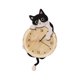 thumbnail image 5 of Reloj de pared con forma de gato, silencioso, para decoración del hogar, bonito y decorativo con péndulo. Estilo B, 5 of 9