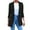 Black, variant on Womens Tops Long Sleeve Clearance Womens Ladies Solid Turn Down Collar Jacket Long Sleeve Coat Outerwear