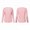 Pink, variant on Womens T Shirt Solid Print Long Sleeve V-Neck Top Casual Wear Women's Graphic Tees L