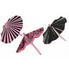 Bridal Shower 'A Day in Paris' Paper Parasol Decorations (3ct)