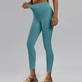 thumbnail image 5 of High Waisted Solid Leggings for Women - No See Through Tummy Control Soft Cycling Workout Yoga Pants, 5 of 6