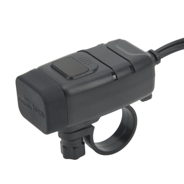 Cargador USB para motocicleta NikouMX con funcionalidad inteligente y doble manillar