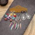 thumbnail image 3 of Pendientes Largos con Borlas de Cristal y Flores Geométricas Bohemias para Mujer Shaofei 21387-4, 3 of 5