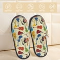 thumbnail image 2 of Fotbe Different Kind Of Guitars Pantuflas Peludas para Mujer con Estampado, Zapatillas de Peluche, Zapatos de Invierno para Casa, Uso Interior y Exterior-Medium, 2 of 8