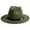 Army Green, variant on Unisex Classic 20s Hat with Band Casual Jazz Cap Orange Fashion Fedora Hat Elegant Jazz Hats Brim Cap for Halloween