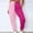 Hot Pink, variant on lulshou Women's Pants Women Casual Patchwork Trousers High Waist Drawstring with Multi-Pockets Corset Long Pants Work Pants