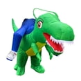 thumbnail image 2 of Disfraz de dinosaurio inflable Fernando dinosaurio verde para niños, 2 of 8