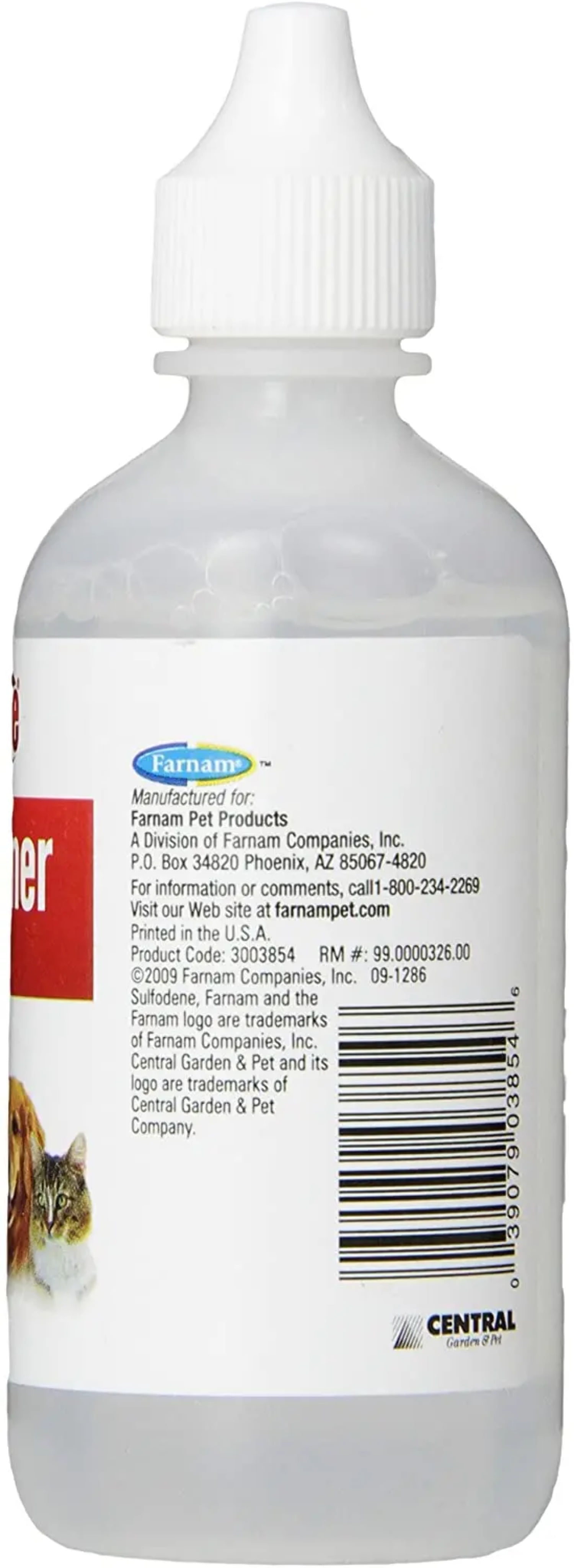 Sulfodene Brand Ear Cleaner for Dogs  Cats 4 oz. 3-Pack