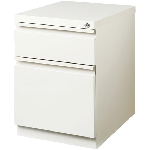Hirsh Industries 2 Drawer Mobile Pedestal File Finish: Pearl White CA3