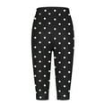thumbnail image 6 of SwiftWear Women's Polka Dots Capri Pants Adjustable Drawstring Waist & Functional Pockets | Breathable Casual Athletic Wear​, 6 of 6