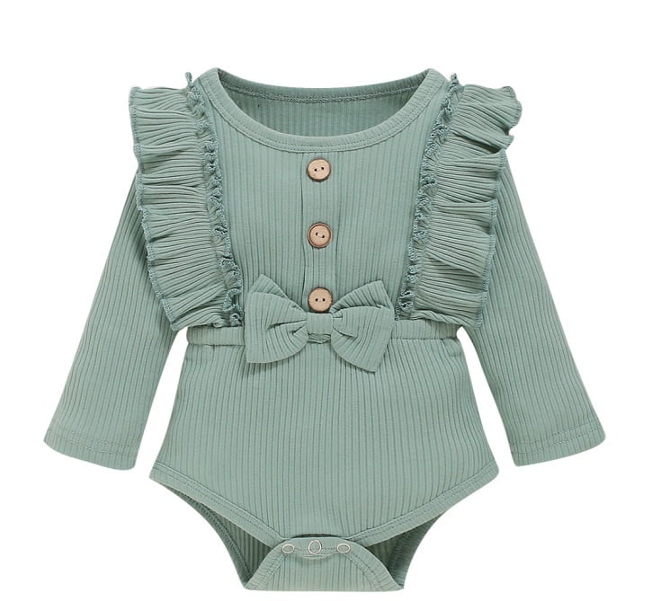solid color baby rompers