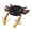 Coffee color, variant on Whaledi Soft Crabs Baits Jig Head Lures Artificial Lure Swimbait Soft Plastic Lure