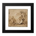 thumbnail image 2 of Claude Lorrain 16x15 Black Modern Framed Museum Art Print Titled - Nymphs and Satyrs Playing Musical Instruments, 2 of 5