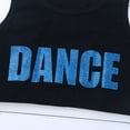 thumbnail image 7 of iEFiEL Little Big Girls Glittery Dance Racerback Crop Top Sports Bras Gymnastics Ballet Tees Tank, 7 of 7