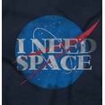 thumbnail image 2 of I Need Space Socially Distant Funny Plus Size Crewneck Graphic Tee Shirt Brisco Brands 2X, 2 of 5